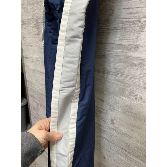 Vtg Nike Track Pants Mens Large Blue Warmup Snap Breakaway Gray Tag Y2K - Picture 12 of 16